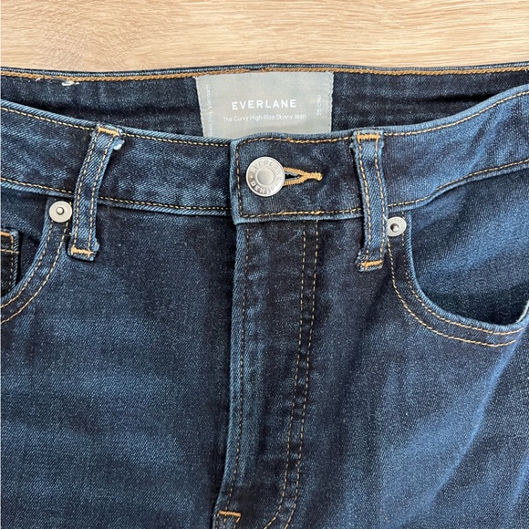 Everlane Jeans | Curvy Authentic Stretch High Rise Skinny Jean | Short Length - Picture 2 of 4